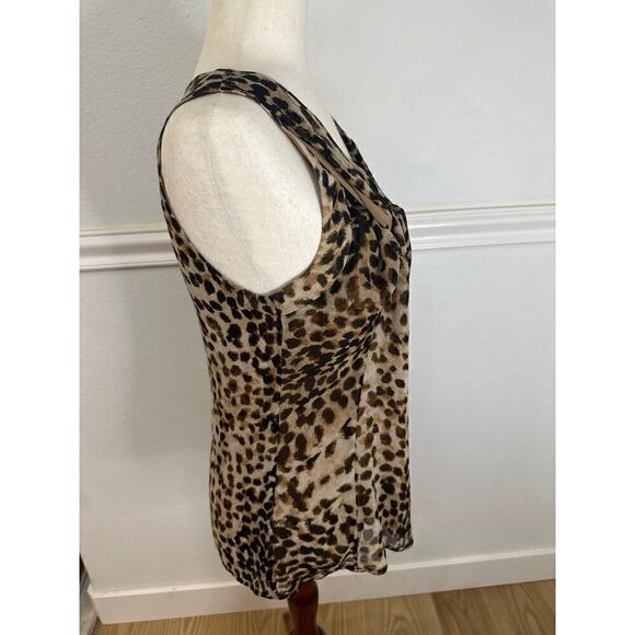 Anne Klein Sleeveless Top, Women’s Small, animal print - Picture 4 of 9